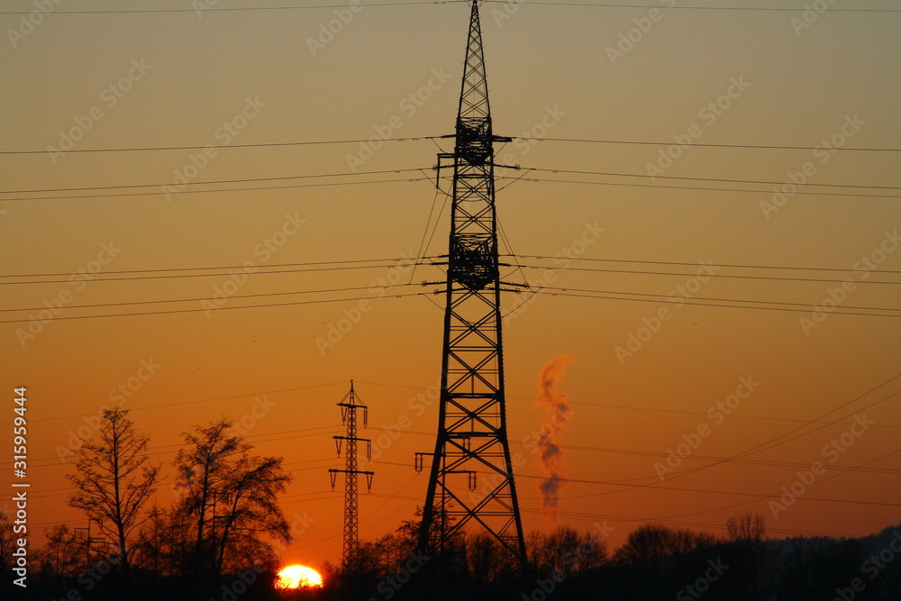 Fototapeta premium sonnenuntergang