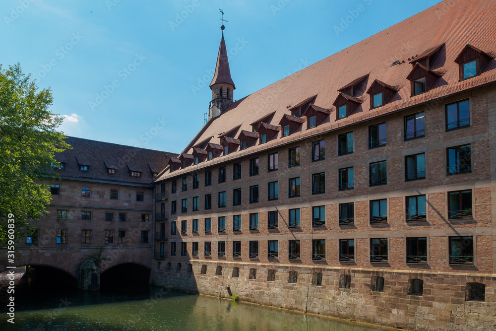 Nuremberg cityscape, Middle Franconia, Bavaria, Germany, Europe