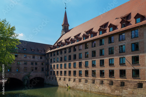 Obraz na płótnie Nuremberg cityscape, Middle Franconia, Bavaria, Germany, Europe w salonie