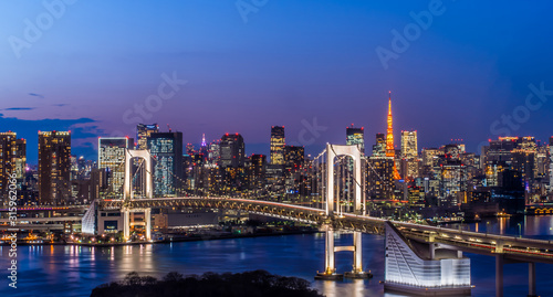 東京 台場 レインボーブリッジ 夜景 ~Tokyo Daiba Night View~ © 拓也 神崎