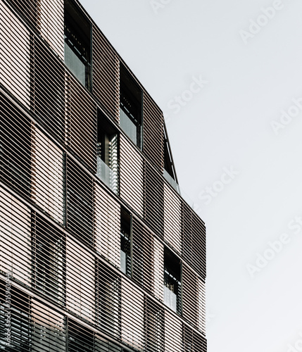 Architecture minimalism modern style design details building exterior concrete abstract background