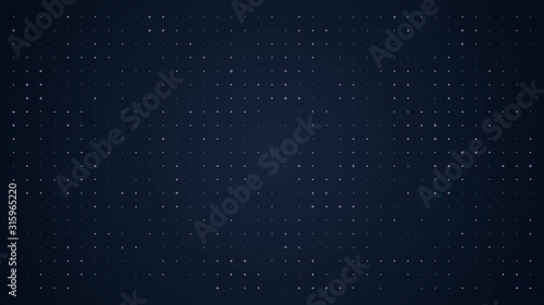 Animation modern moving white plus signs, add , math icons big and small on dark background photo