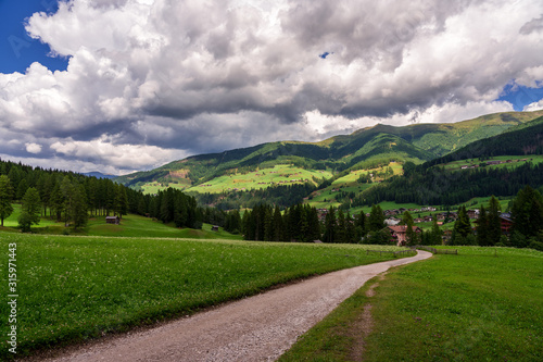panoramic view of the Sextental, Italy.