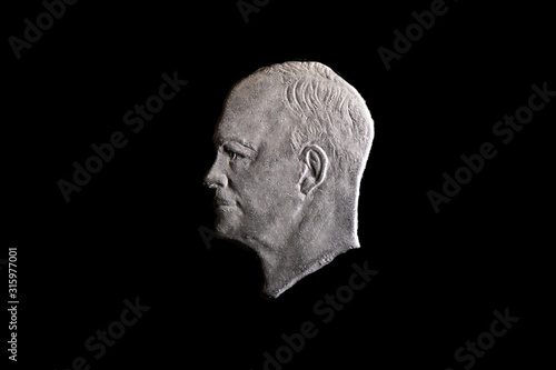 Eisenhower Dollar Coin Bust