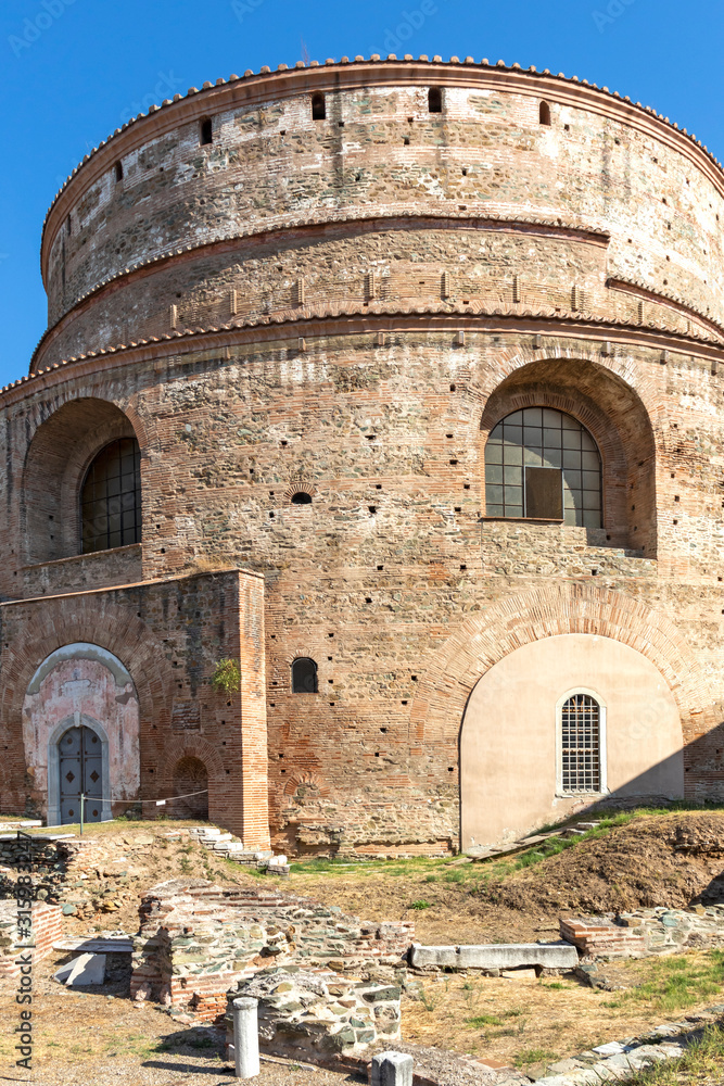 Rotunda Roman Temple in Thessaloniki, Greece