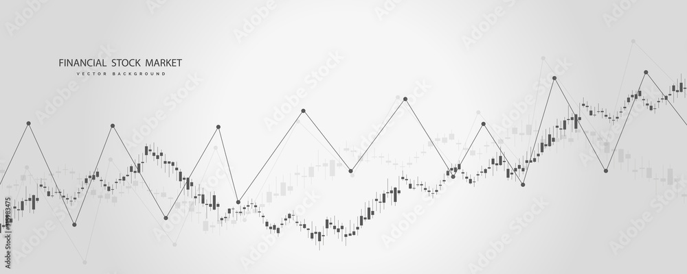 Stock market or forex trading graph in graphic concept .Japanese candles. Abstract finance background. Vector illustration Stock market or forex trading graph in graphic concept .Japanese candles. Abstract finance background. Vector illustration