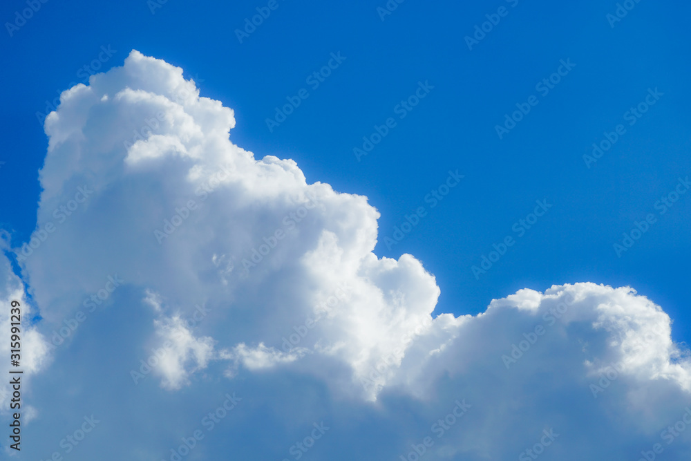 夏の入道雲と青空 夏の入道雲と青空