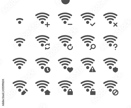 Network v5 UI Pixel Perfect Well-crafted Vector Solid Icons 48x48 Ready for 24x24 Grid for Web Graphics and Apps. Simple Minimal Pictogram