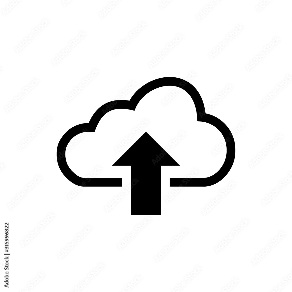 Upload signage arrow icon trendy Upload signage arrow icon trendy