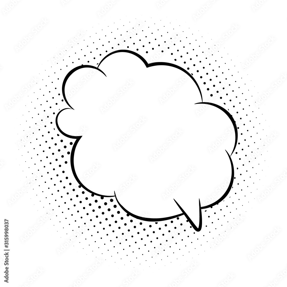 Cartoon, Comic Speech Bubbles, with Halftone Dot shadows on white background. in Pop Art Style for Comics Book , Social Media Banners, Promotional Material - vector design. Cartoon, Comic Speech Bubbles, with Halftone Dot shadows on white background. in Pop Art Style for Comics Book , Social Media Banners, Promotional Material - vector design.