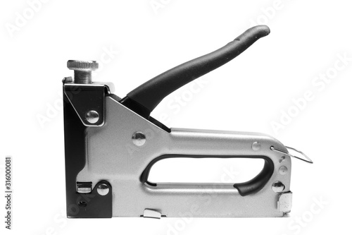 Strong steel stapler for fastening materials