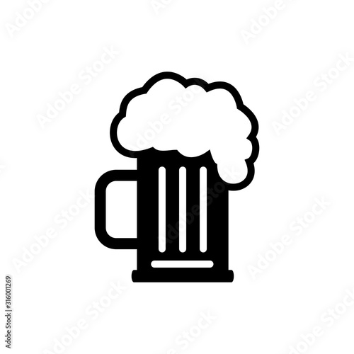 Beverage icon : beer design trendy