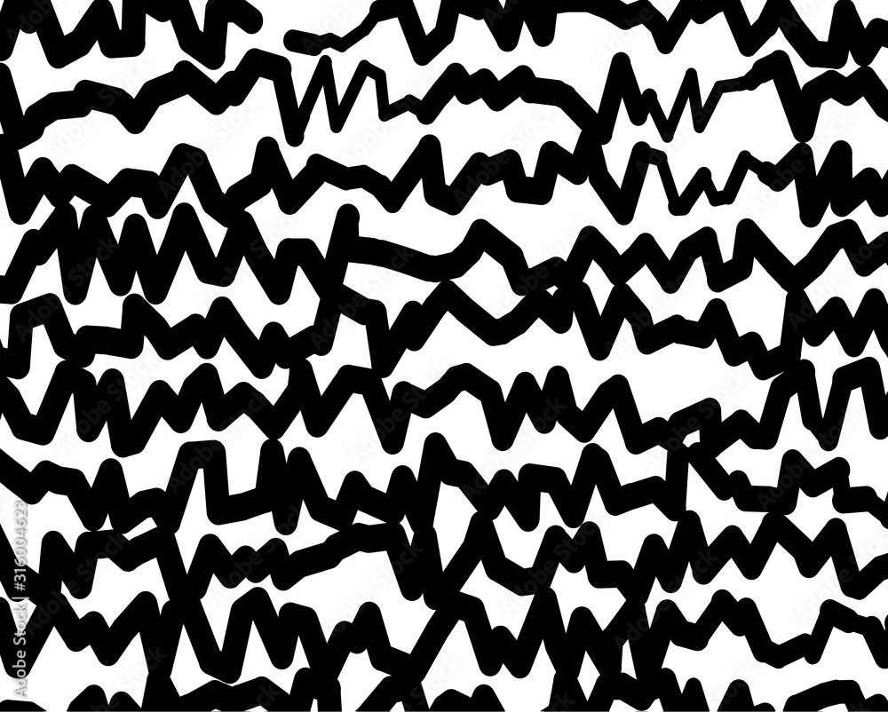 Fototapeta premium Doodle, sketch, scribble.Vector background. Graphic abstract background. Pencil scribble texture. Vector brush stroke. Chaotic texture. Abstract pattern.