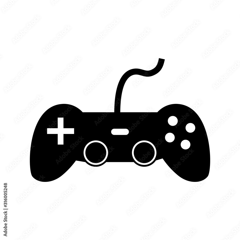Game controller icon . Vector illustration Game controller icon . Vector illustration