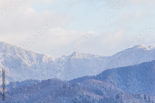 雪景色 冬の朝