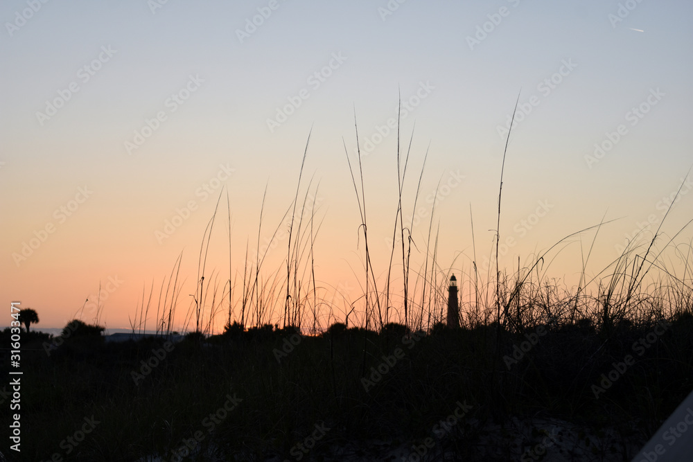 Coastal views of Ormond Beach and Ponce Inlet, the lighthouse, and the