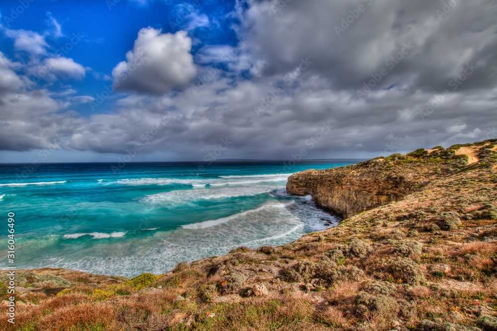 Coast Line & Southern Ocean HDR Image Coast Line & Southern Ocean HDR Image