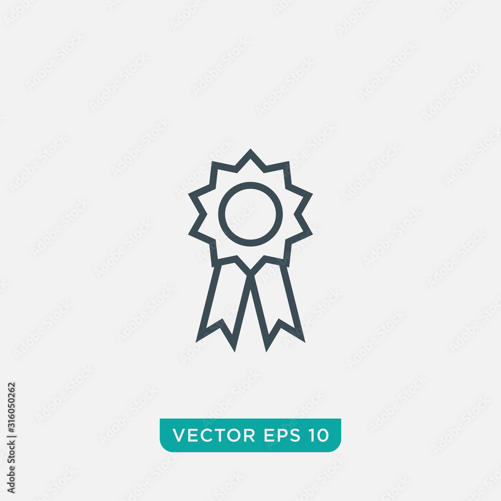 Rosette Icon Design, Vector EPS10 Rosette Icon Design, Vector EPS10
