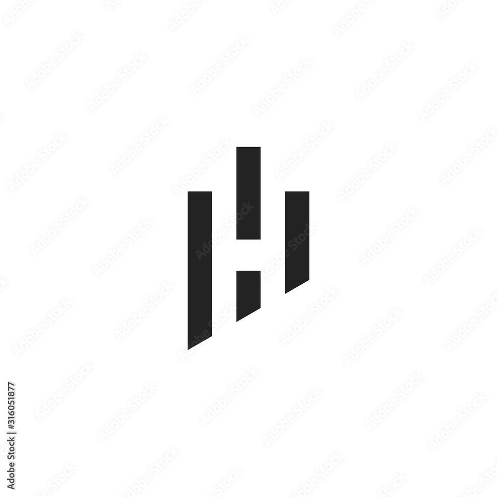 Letter H logo icon design template elements Letter H logo icon design template elements