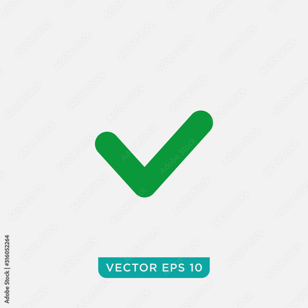 Check Mark Icon Design, Vector EPS10 Check Mark Icon Design, Vector EPS10