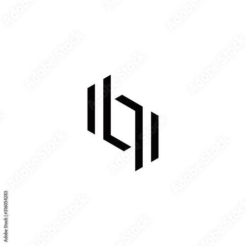 initials  LL logo icon design template elements photo