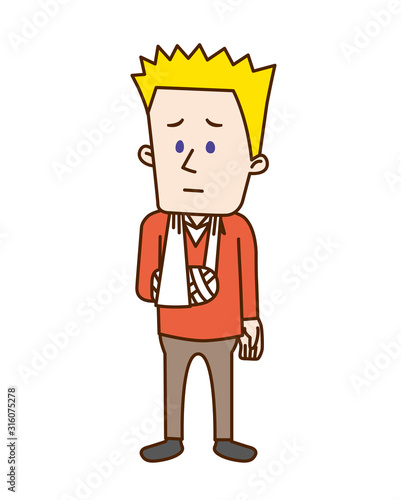 06_白人男性_手骨折