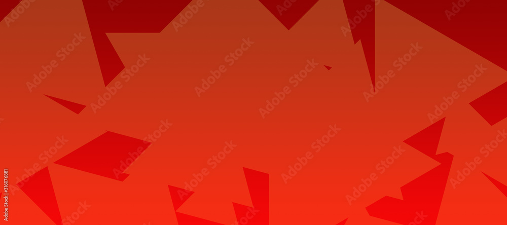 abstract red background with triangles, panoramic background abstract red background with triangles, panoramic background