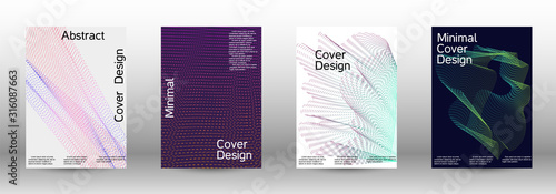 Cover design template set 