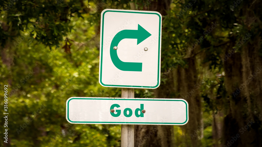 Street Sign to God