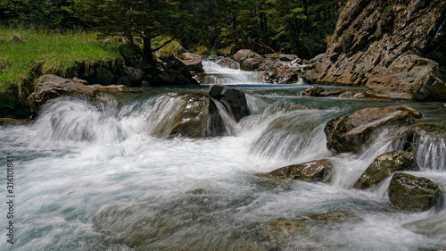 Fototapeta Naklejka Na Ścianę i Meble -  Waterfall in Kahurangi National Park, New Zealand.