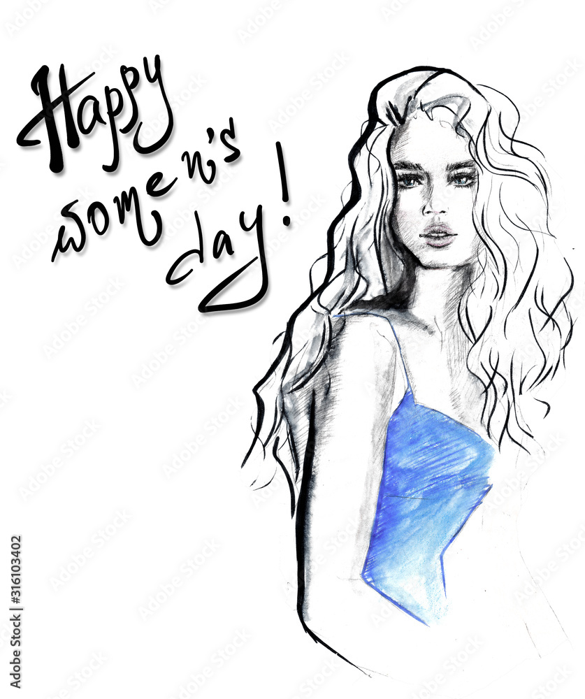 National women's day drawing poster | happy women's day | International women's  day drawing easy - YouTube | Ladies day, International womens day, Happy  women
