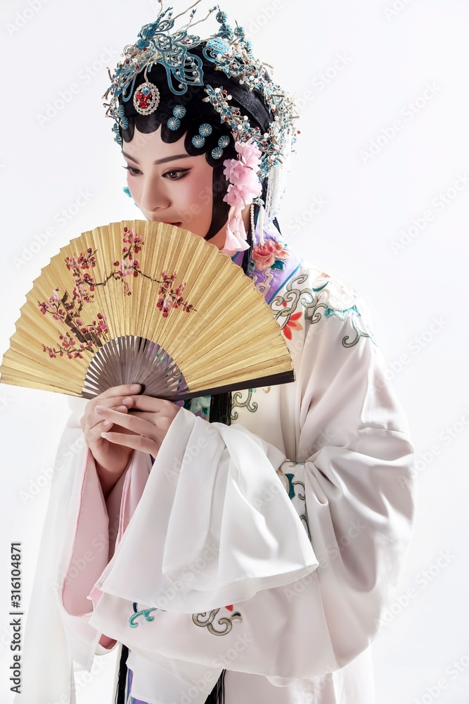Obraz premium Asian Chinese Ancient Drama Peking Opera Characters