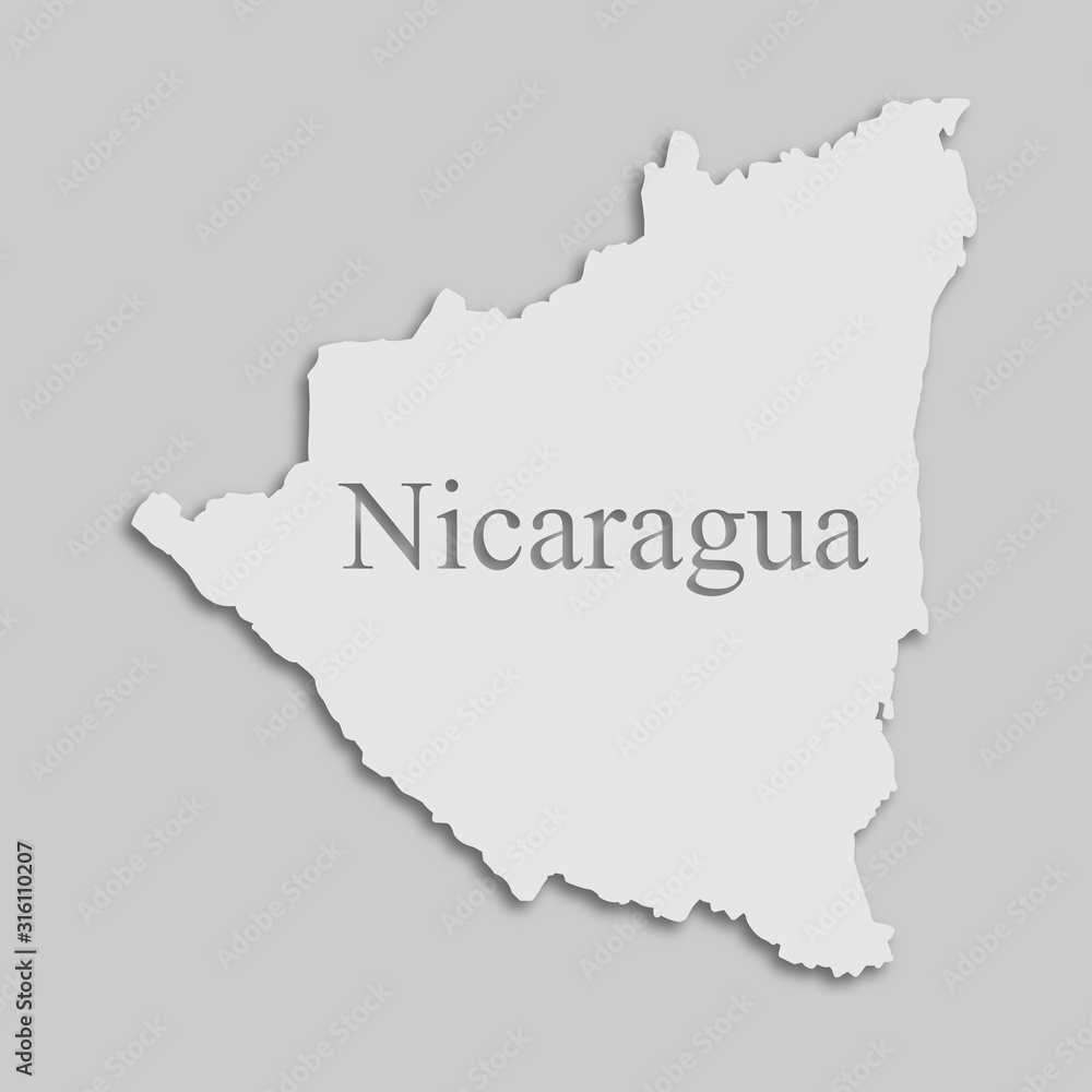 Nicaragua map