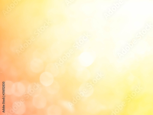 golden and yellow circle background.