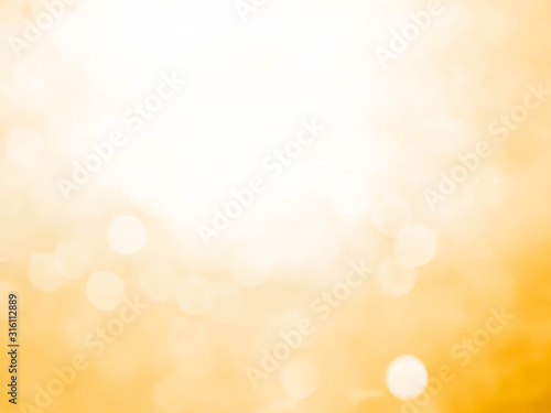 golden and yellow circle background.Golden blurred background.
