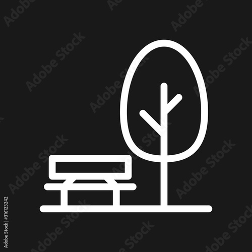 Garden icon isolated on background. Gardening symbol