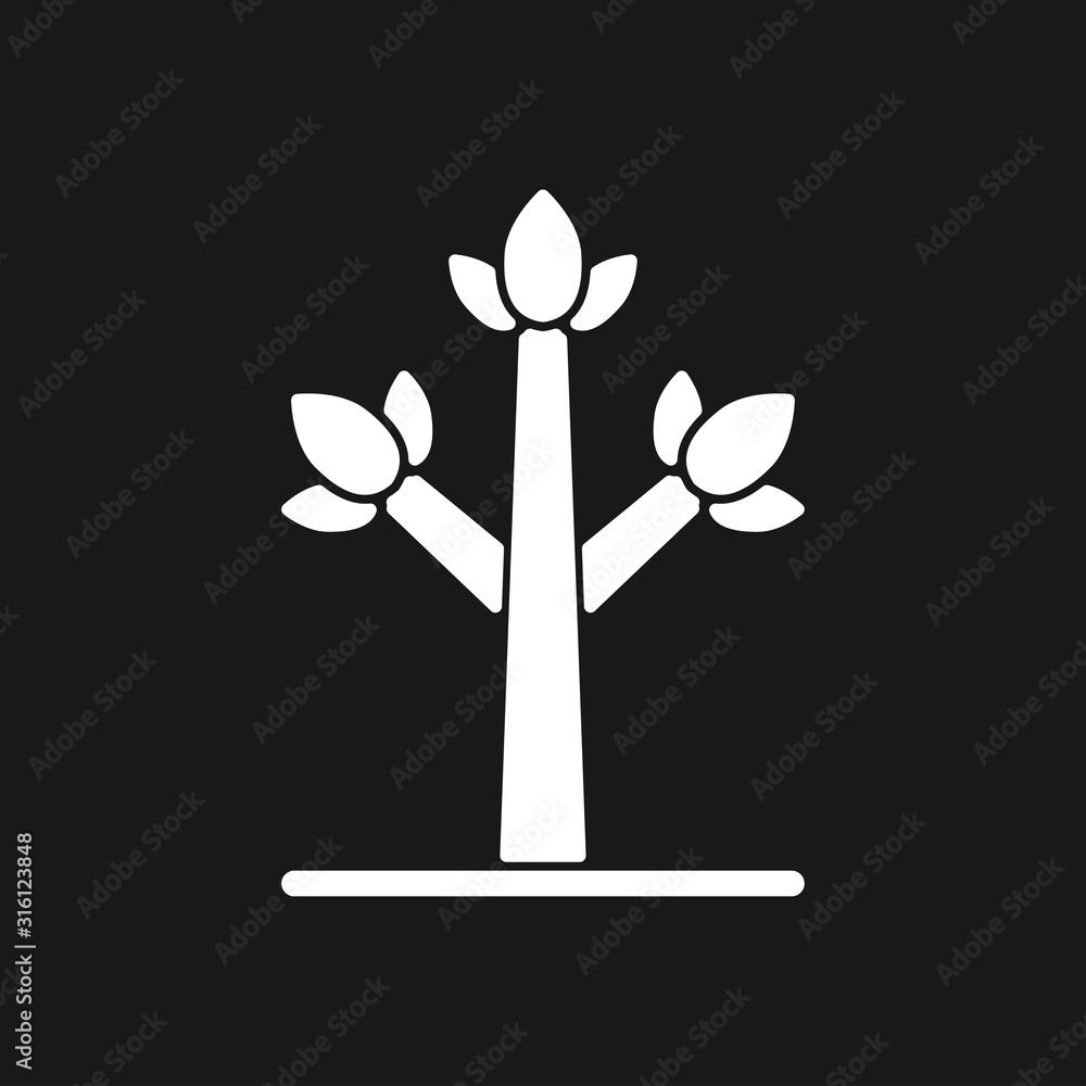 Garden icon isolated on background. Gardening symbol Garden icon isolated on background. Gardening symbol