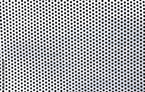 Steel grating white paint abstract background texture,Metal white color