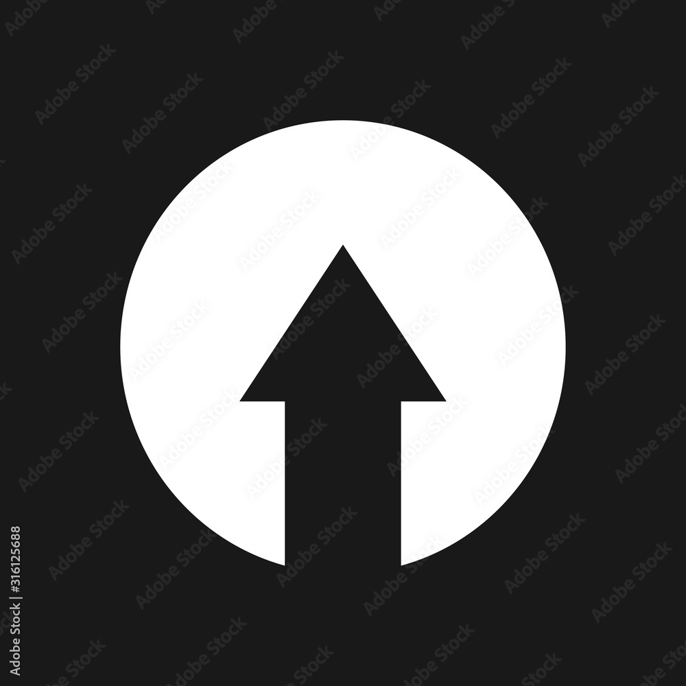 Growth icon, business infographic icon, vector growth symbol