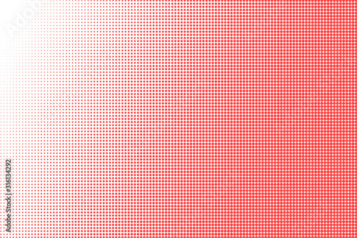Red white halftone background
