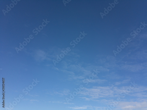 blue sky with clouds