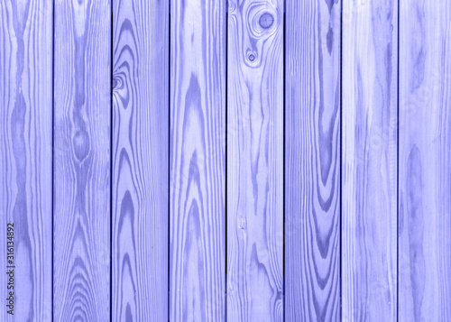 wooden wall in trendy color phantom blue