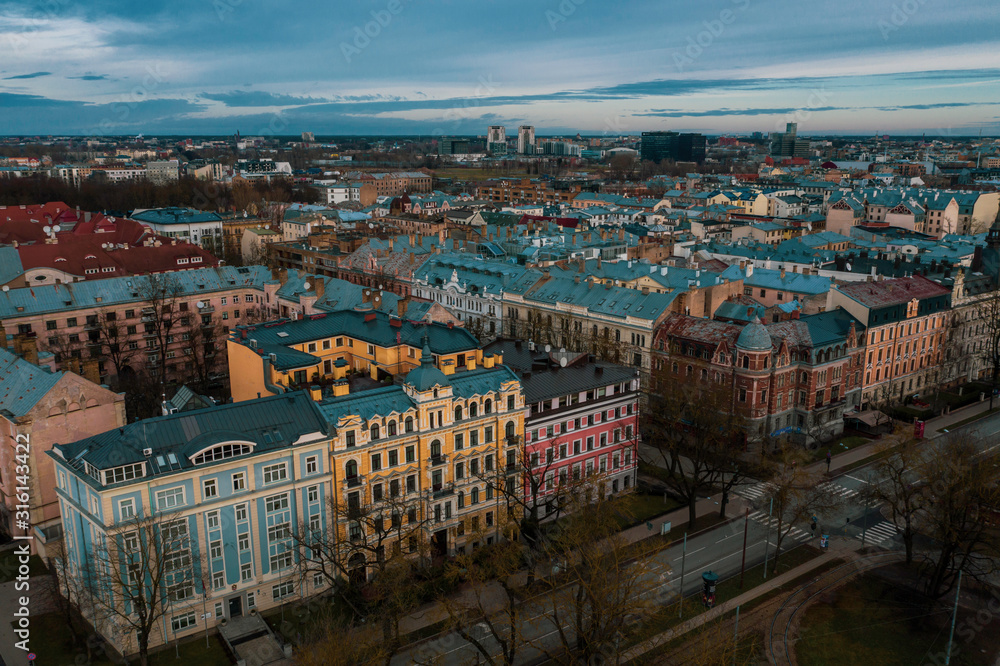 Riga Latvia Lettland Cityscape