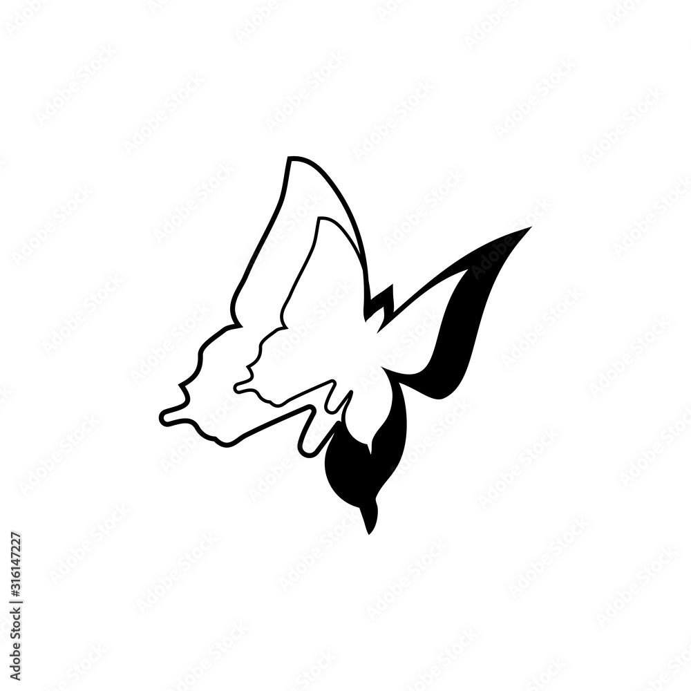 Beauty Butterfly Logo Template Vector icon design Beauty Butterfly Logo Template Vector icon design