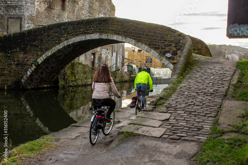 Leisure cyclists are turning more and more to the canal towpath as a place where they can exercise without the risk of being hit by a car © Richard
