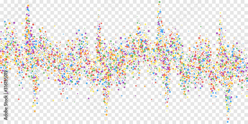 Festive confetti. Celebration stars. Joyous confet