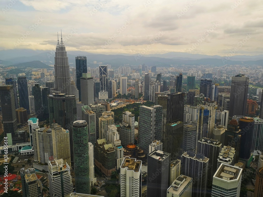 kuala lumpur seen from the KL tower