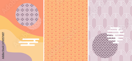 Abstract art with ornate elements.