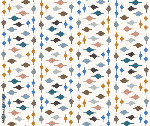 Hand drawn whimsical scribble lines seamless pattern. Vector painterly textured organic stripe marks background. Playful gender neutral abstract geometric sketchy repeat all over print. 