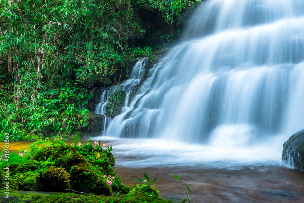 Beauty in nature, Mun Dang Waterfall at Phu Hin Rong Kla National Park, Thailand